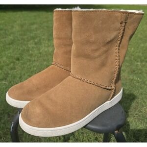 UGG Deaven Chestnut Suede Mid Calf Sneaker Boots 1012501 Mens 8 Womens 10